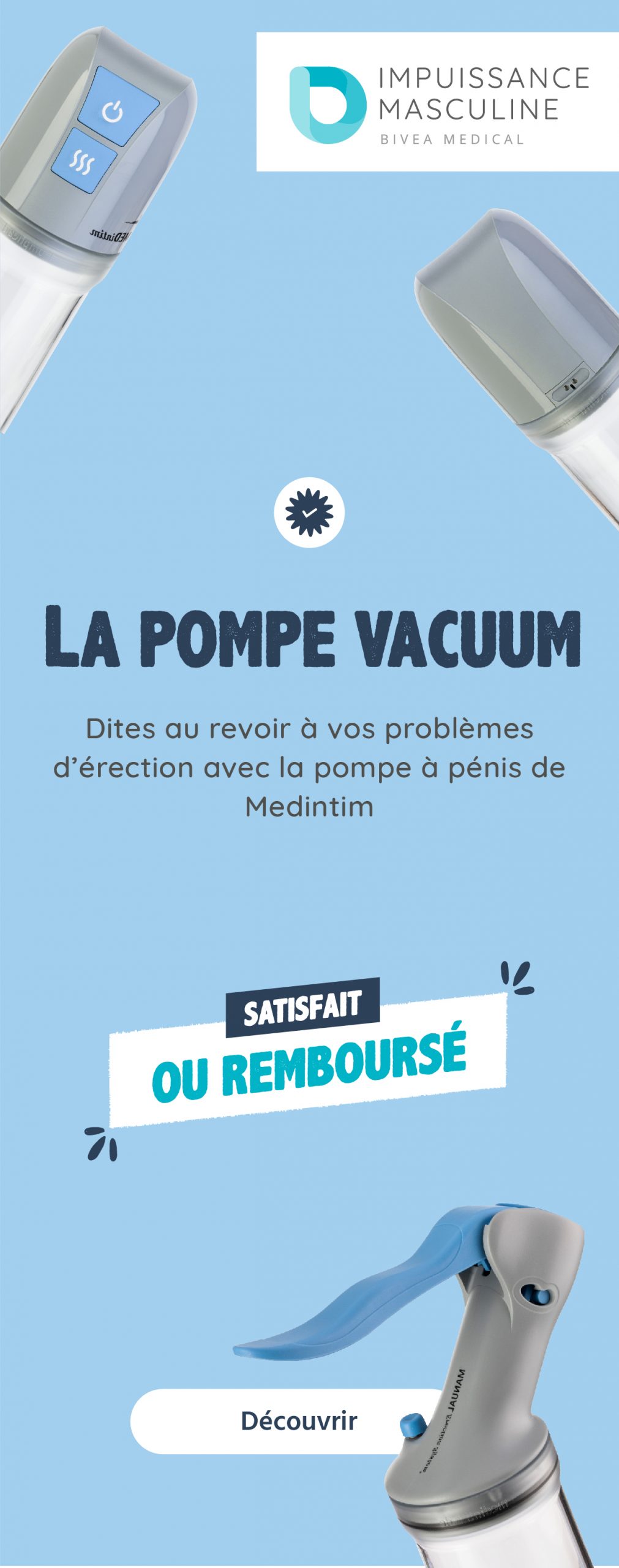 pub impuissance pompe à pénis pour problèmes d'érection