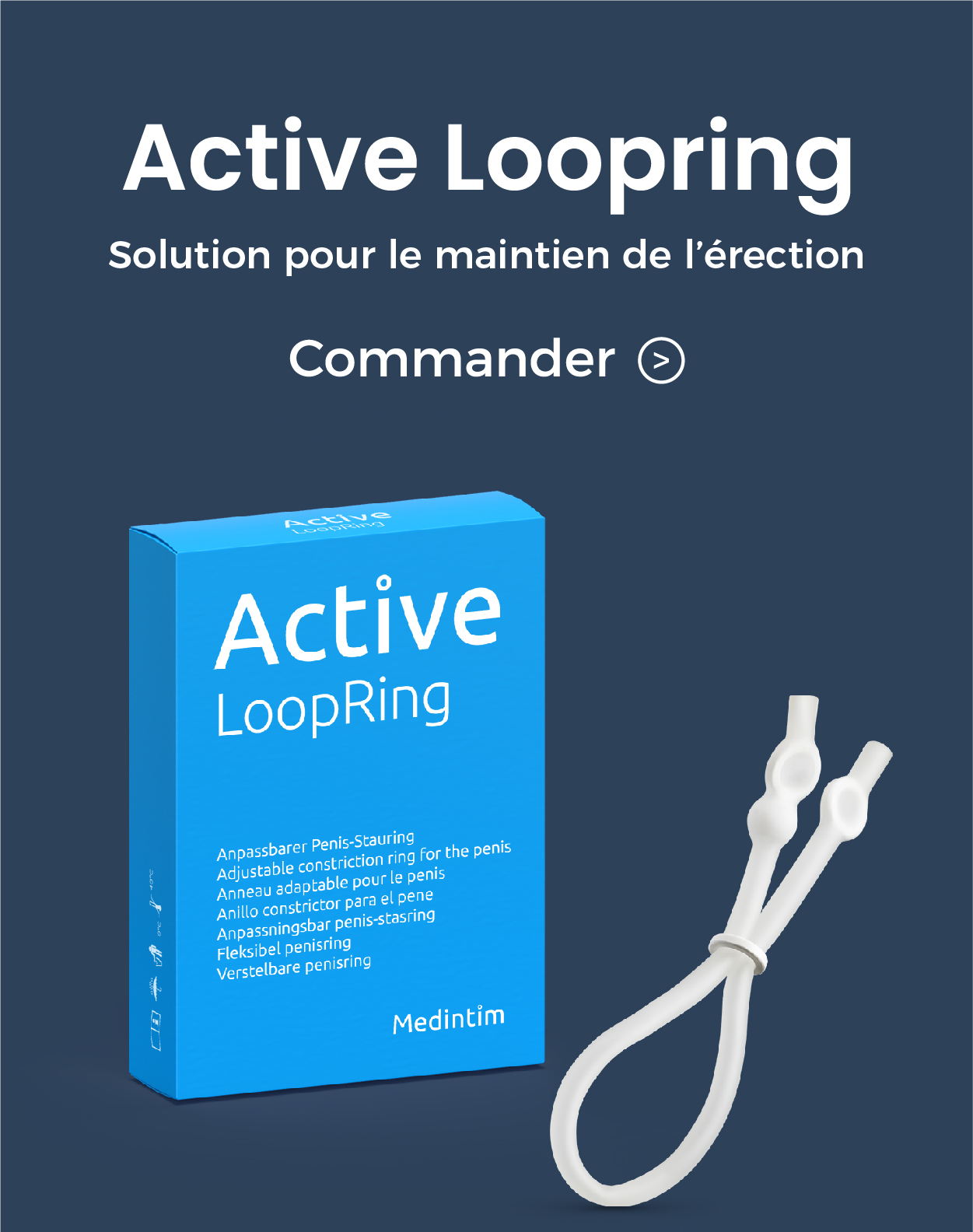 active loopring de medintim dispositif medical pour le maintien de l'erection